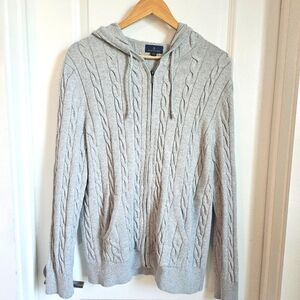 Brooks Brothers - Cable Knit Hoodie - L